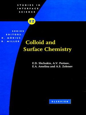 cover image of Colloid and Surface Chemistry
